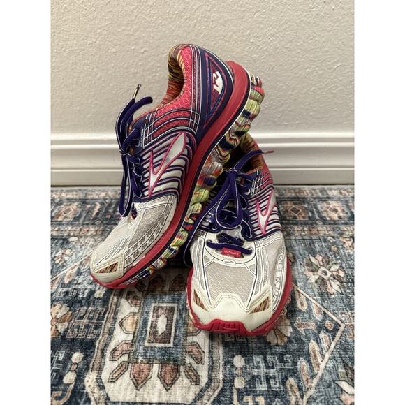 BROOKS Women’s “Glycerin 12” 3D Fit Print Multicolored Running Shoes Size 8 - Picture 2 of 6